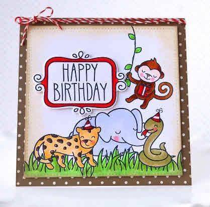 Nastavci Lawn Fawn, Critters In The Jungle