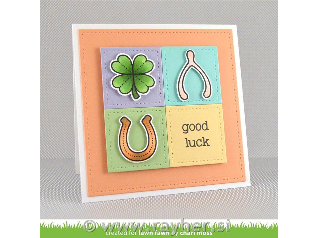 Šablone Lawn Fawn, My Lucky Charm