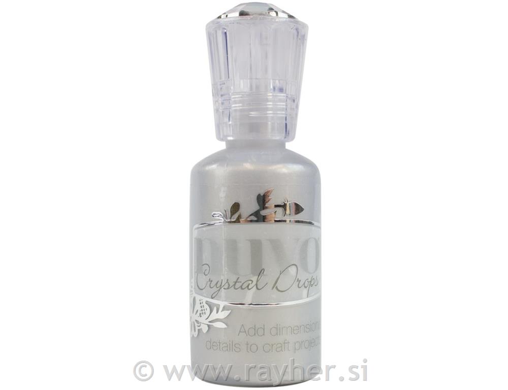NUVO CRYSTAL DROPS,METALLIC SILVE , 30ml