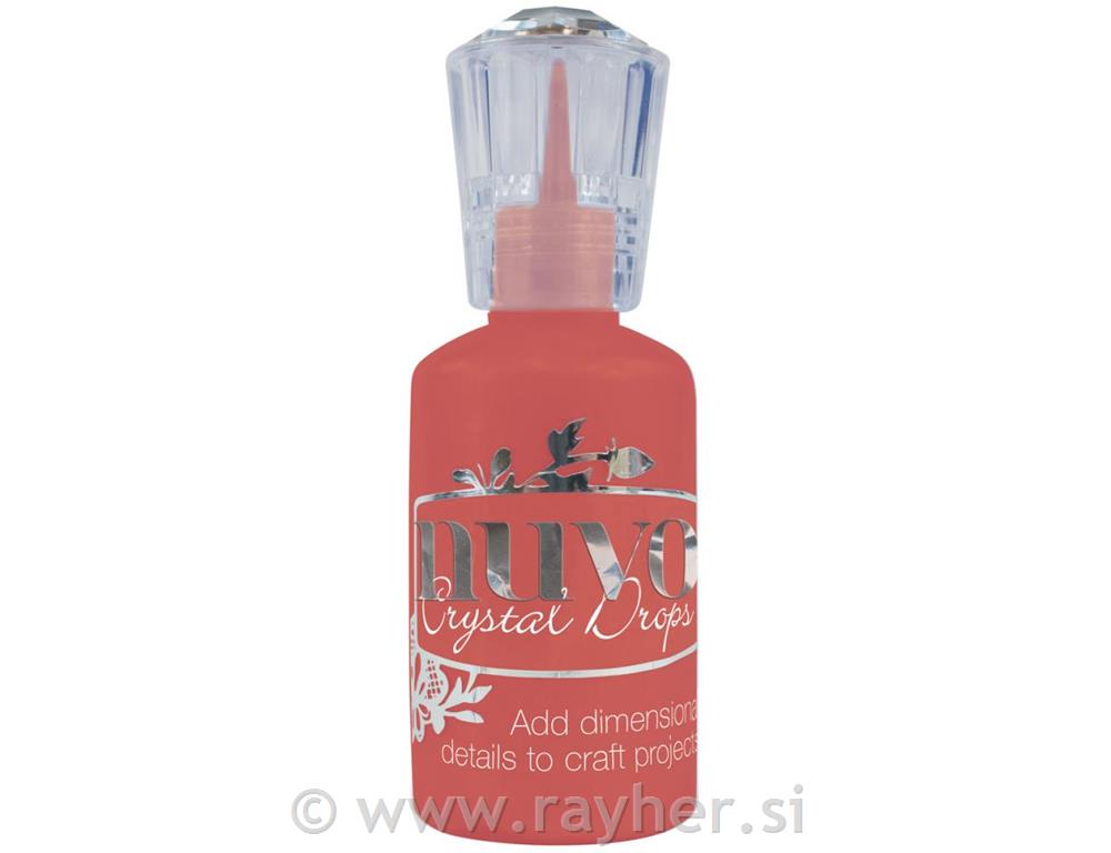 NUVO CRYSTAL DROPS,GLOSS-RED BERRY ,30ml