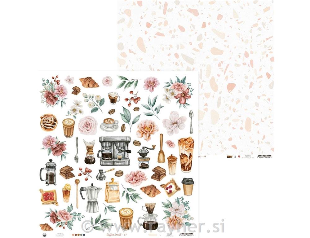 Scrapbooking papir, Coffee Break
