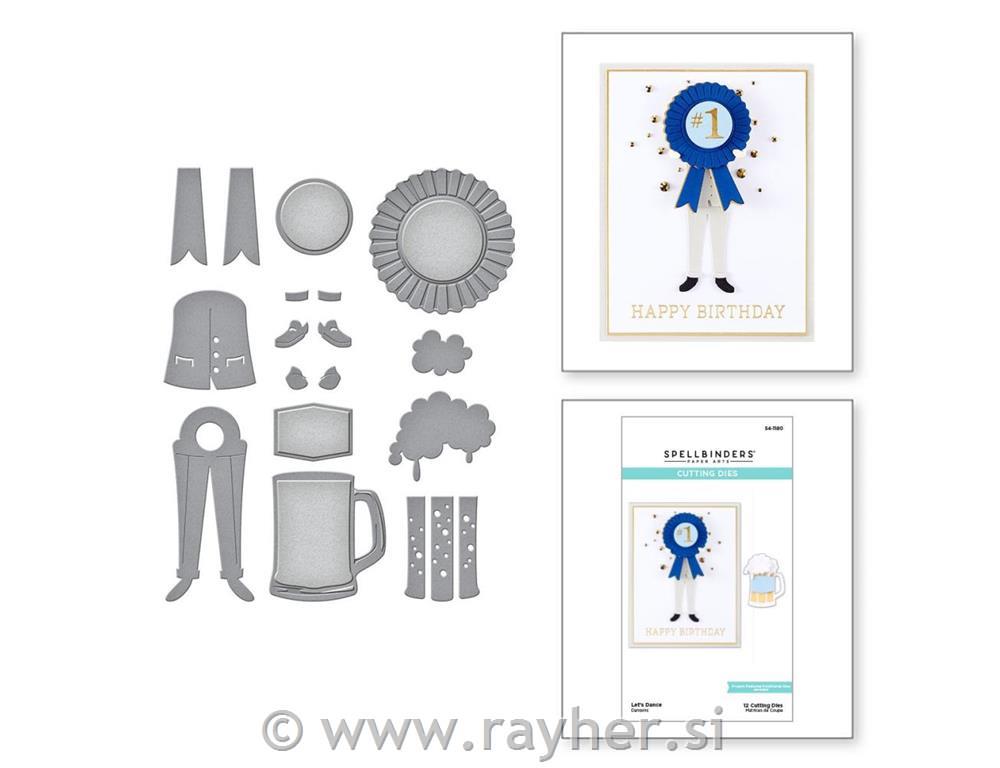 Rezači Spellbinders Let's dance, set 12