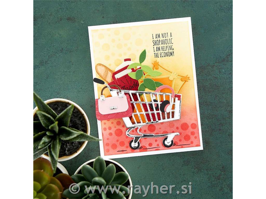 Šablone Spellbinders Shopping Cart, set 10