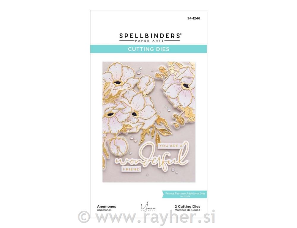 Šablona Spellbinders Etched Anemones