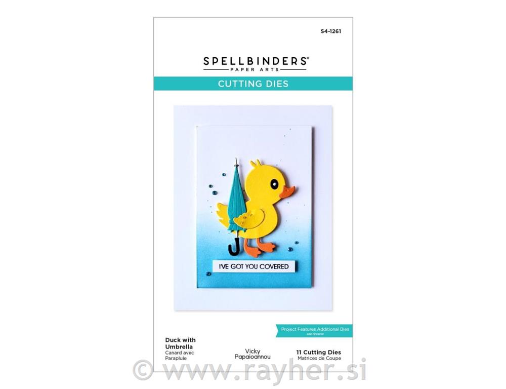 Rezači Spellbinders Duck With Umbrella