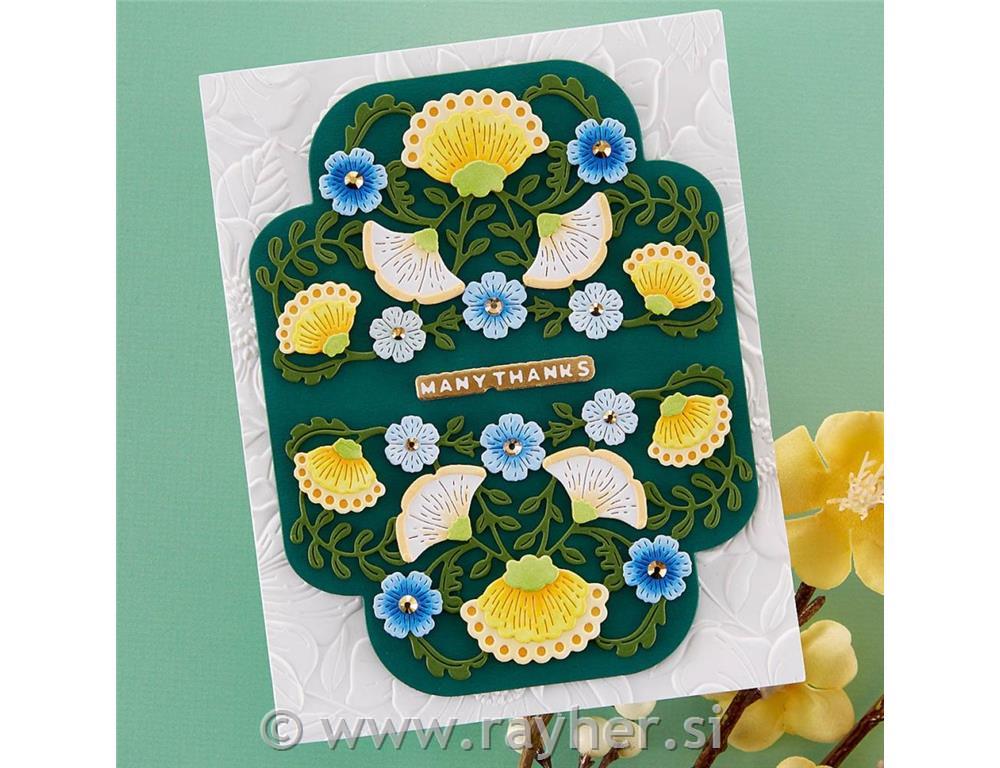 Rezači Spellbinders Four Petal, Bloom R