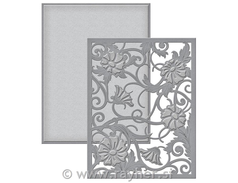 Nastavci Spellbinders Card Creator Acanthus Leaf Card Front