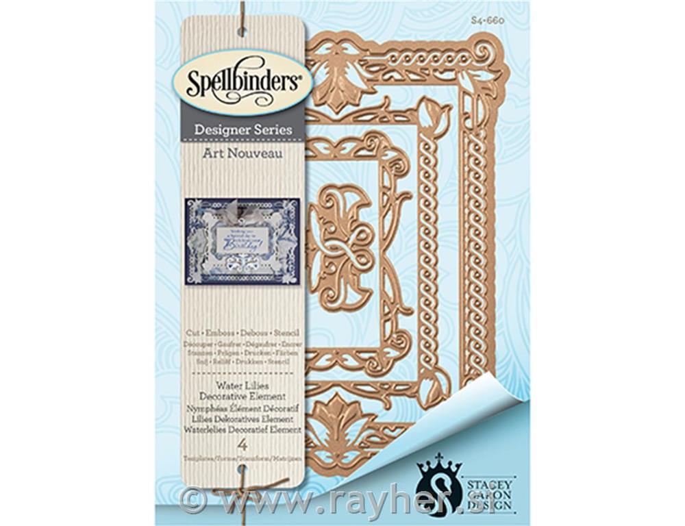 Nastavci Spellbinders Nestabilities, Waterlilies okviri
