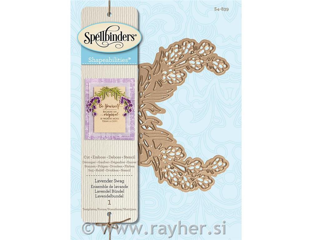Nastavci Spellbinders Shapeabilitie, Lavanda