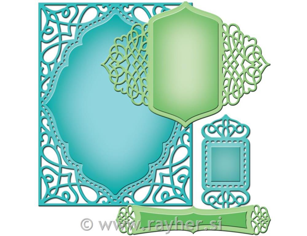Nastavci Spellbinders Nestabilities,Tranq