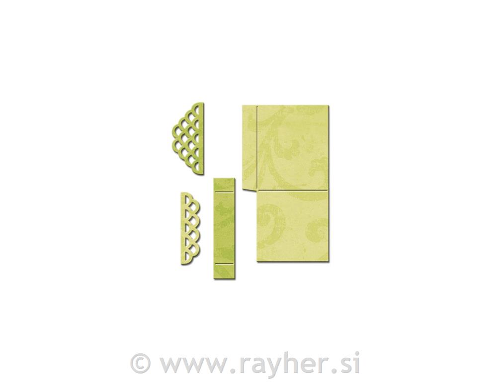 Šablone Spellbinders Shapeabilitie, Pop Up Box