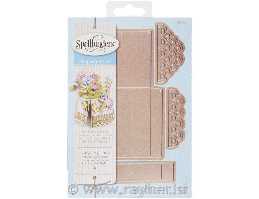 Šablone Spellbinders Shapeabilitie, Pop Up Box