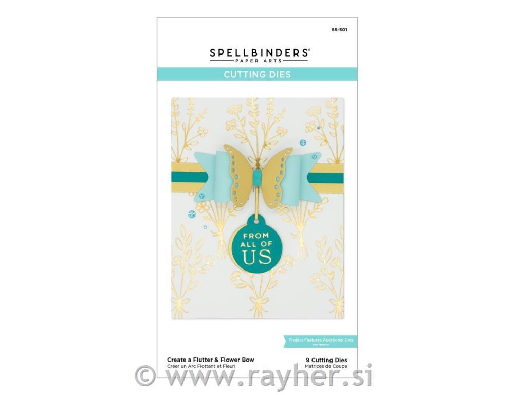 Rezači Spellbinders Flutter & Flower Bow