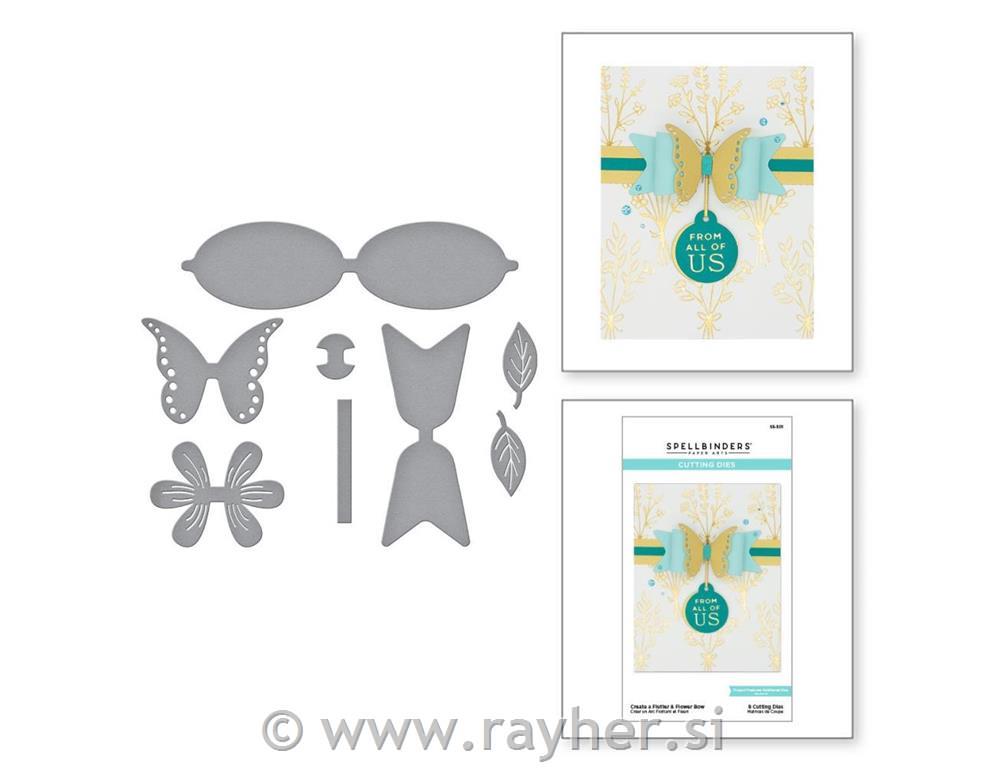 Rezači Spellbinders Flutter & Flower Bow