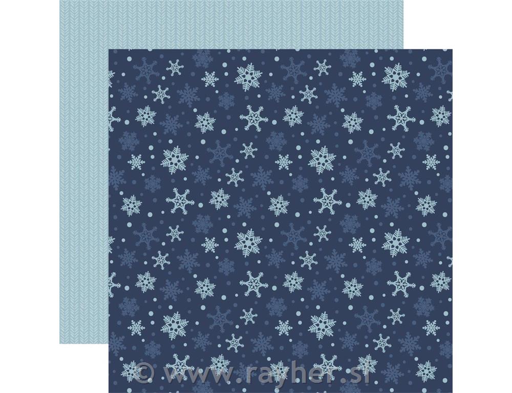 Scrapbooking papir Snow Day 30,5x30,5 cm