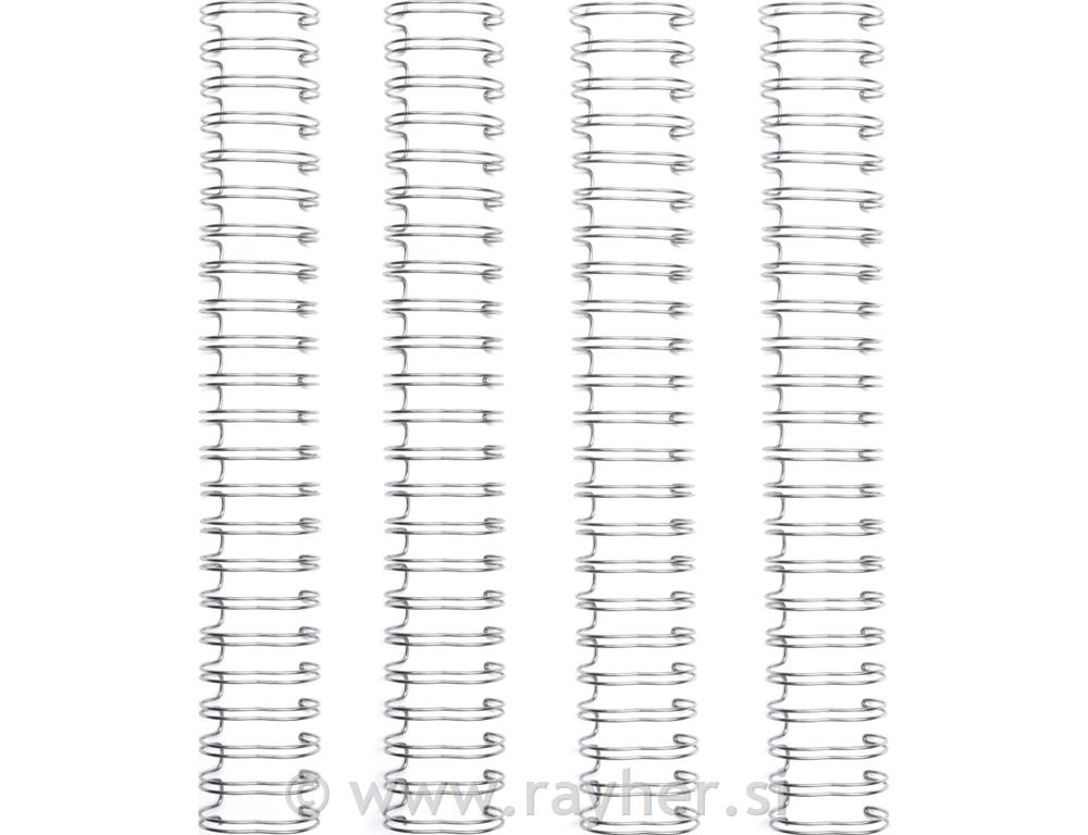 Cinch Wires 5/8", set 4, srebrni