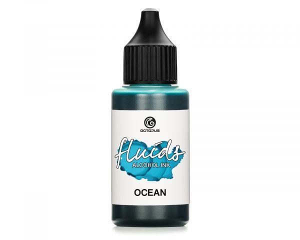 Alkoholni tuš Fluids 30 ml, ocean, transparentna boja