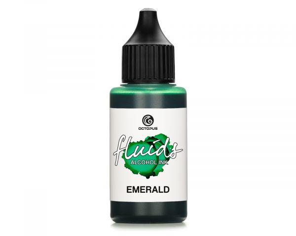 Alkoholni tuš Fluids 30 ml, emerald, transparentna boja