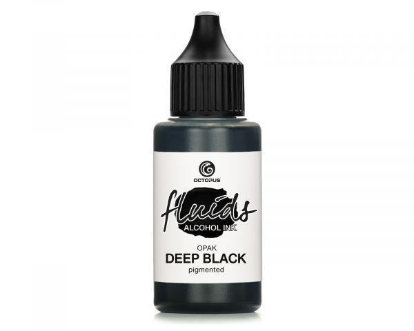 Alkoholni tuš Fluids 30 ml, deep black, pokrivna boja