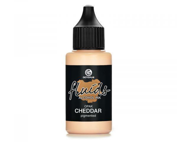 Alkoholni tuš Fluids 30 ml, cheddar, pokrivna boja