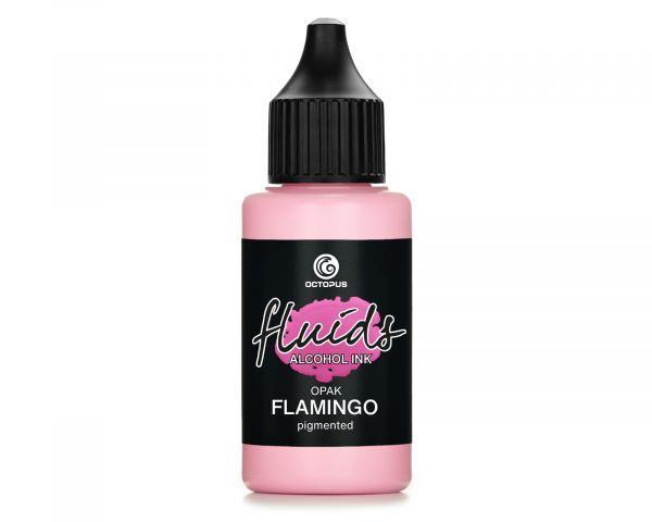 Alkoholni tuš Fluids 30 ml, flamingo, pokrivna boja