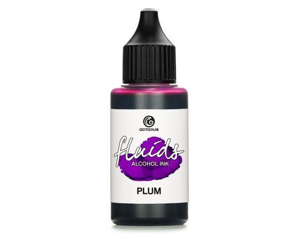 Alkoholni tuš Fluids 30 ml, plum, transparentna boja