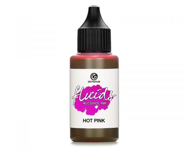 Alkoholni tuš Fluids 30 ml, hot pink, transparentna boja