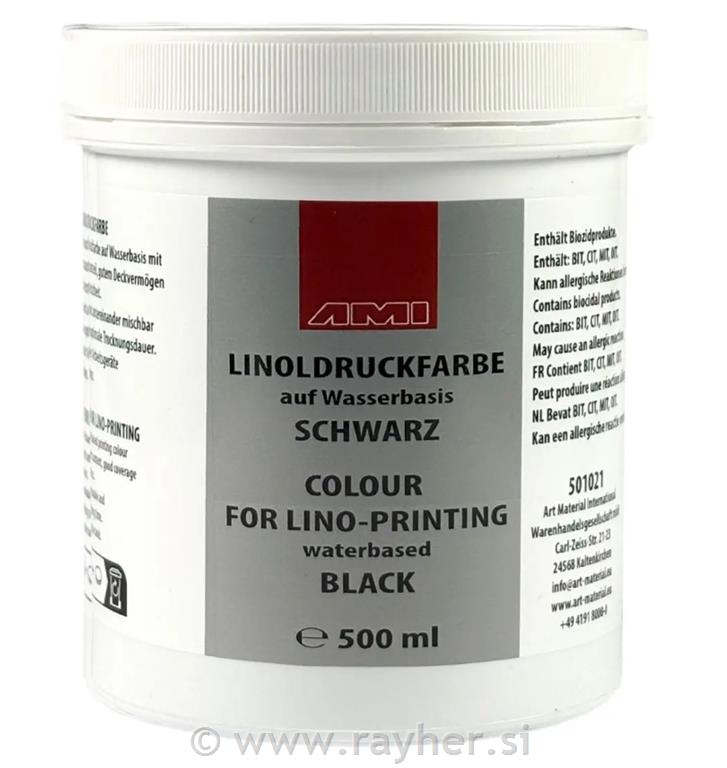 Boja za linorez 500 ml crna