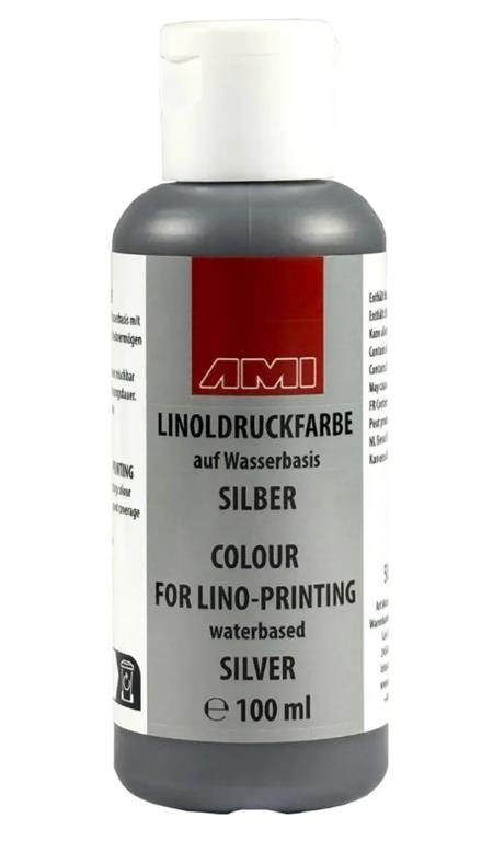Boja za linorez 100 ml srebrna