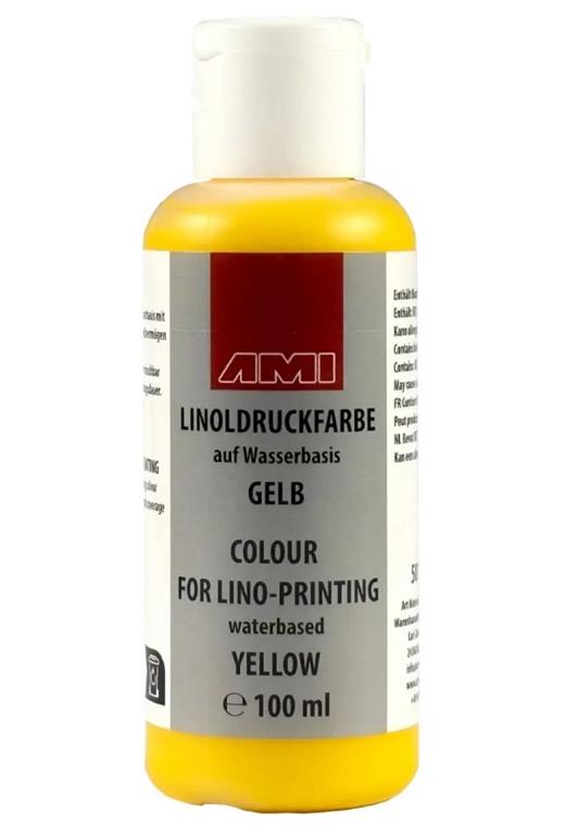 Barva za linorez 100 ml rumena