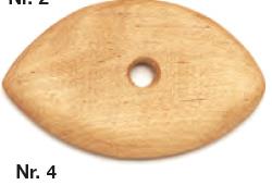 Modelirka drvena "bubreg" br.4, 11x6.5 cm