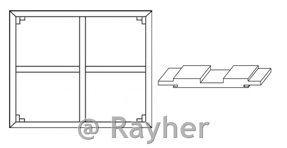Poprečna letva za slijepi okvir 140 cm