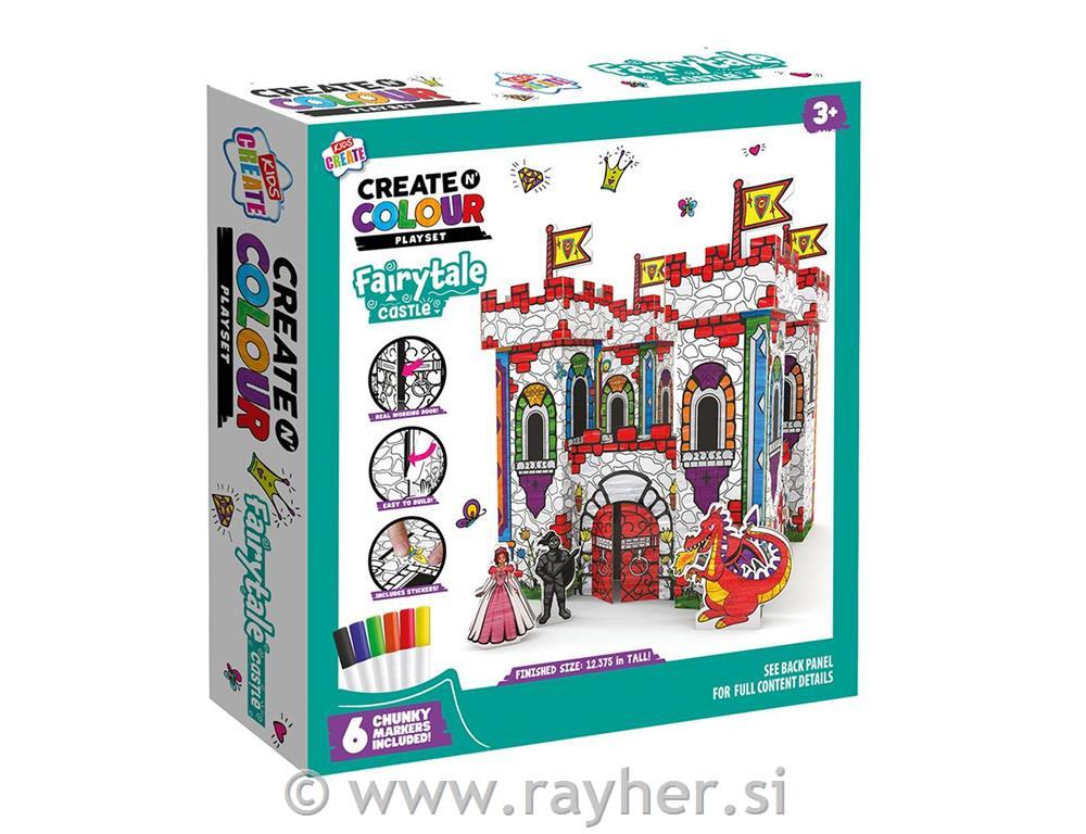 Kreativan set: Obojite svoj dvorac