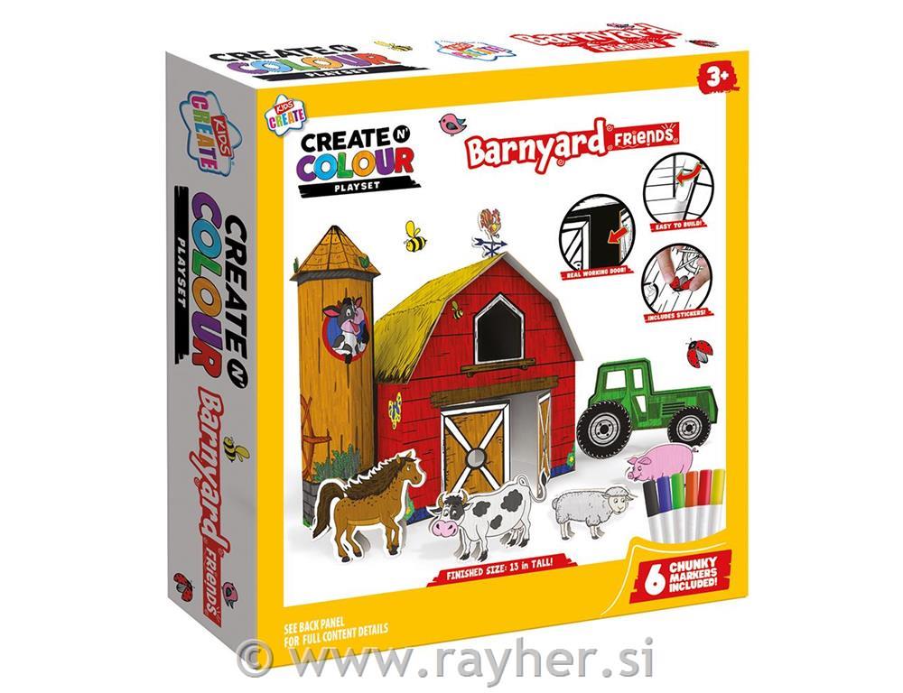 Kreativan set: Obojite svoju farmu