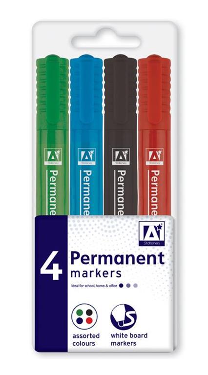 MARKERI PERMANENT, 4 KOMADA