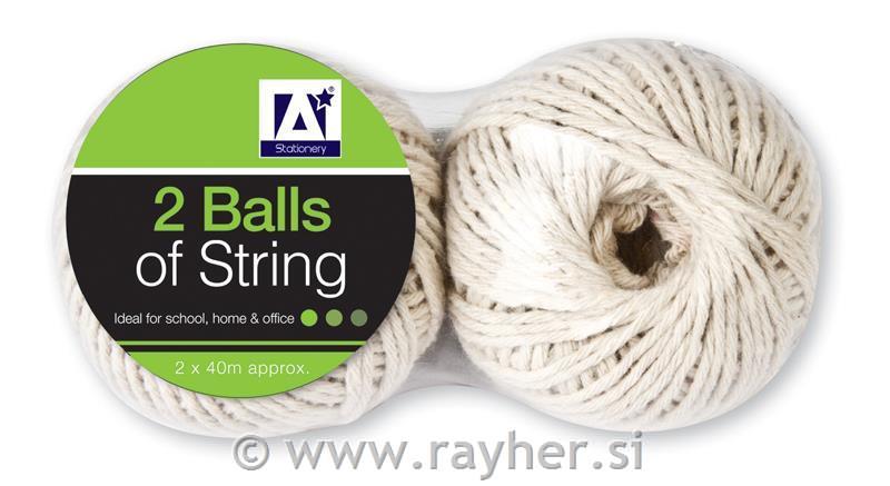 Vrpca, natur, 2 x 40 m