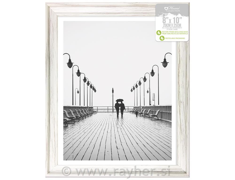 Okvir za slike, staro bel, 20x25cm