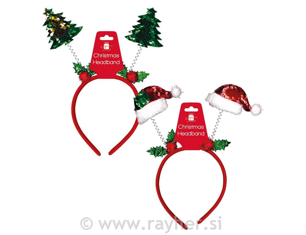 Obruč za kosu, božićni, 1 kom