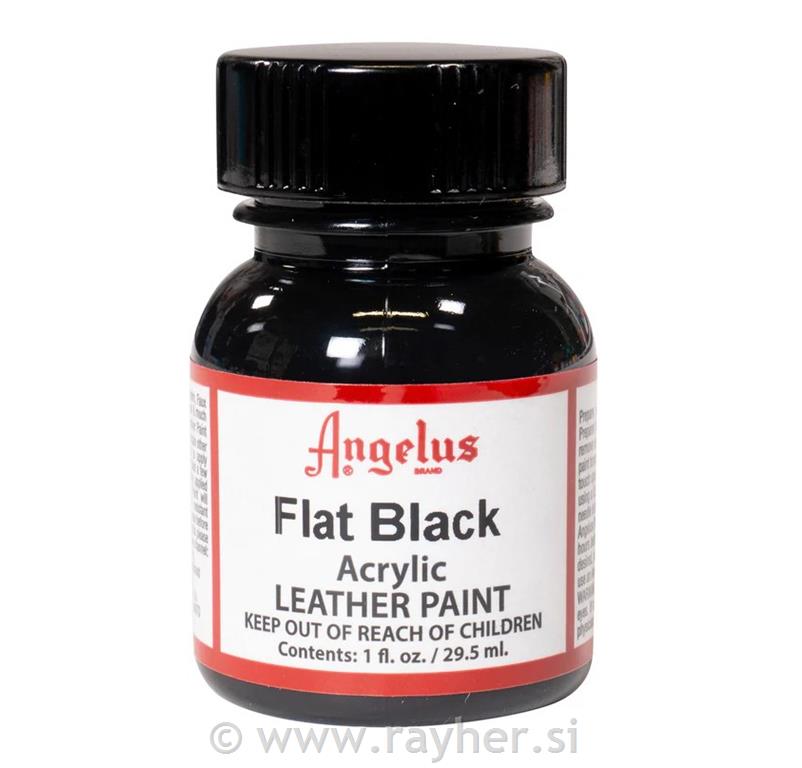 Angelus boja za kožu, Flat Crna, 29,5 ml