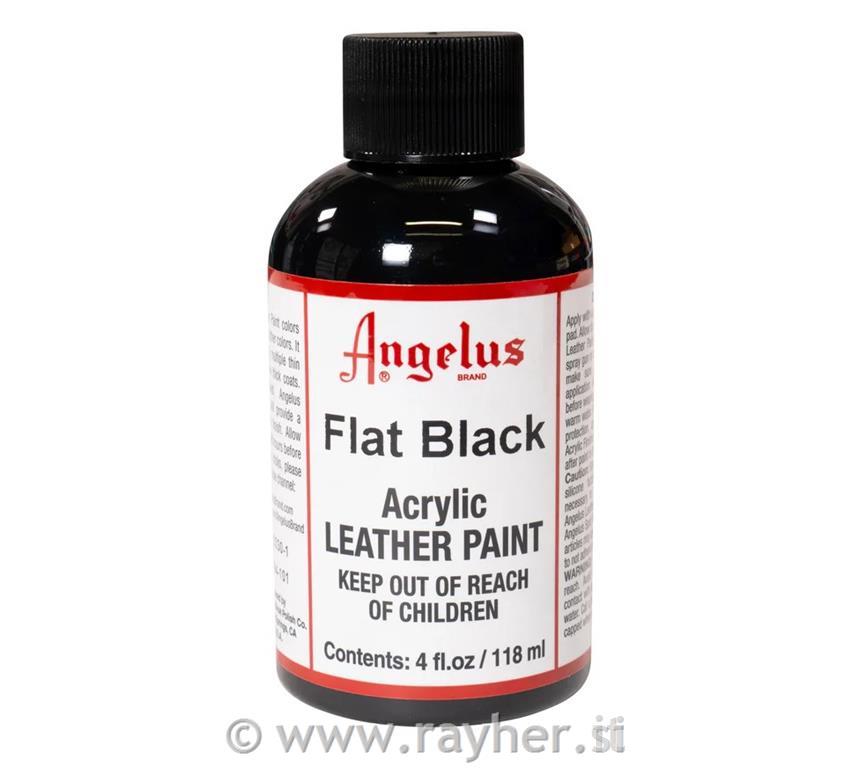 Angelus boja za kožu, crna, 118 ml
