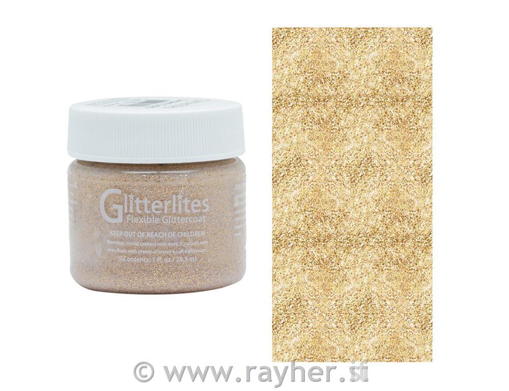 Angelus Glitterlites, Zlate bleščice, 29.5ml