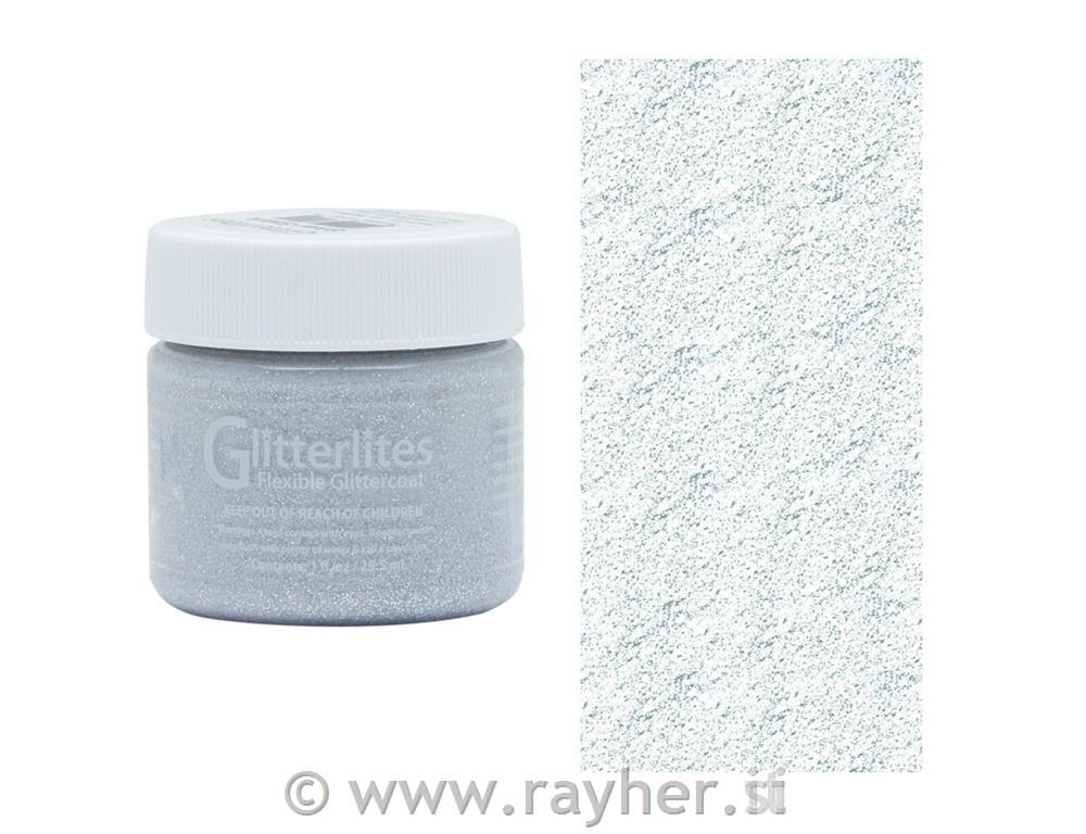 Angelus Glitterlites, Srebrna, 29.5ml
