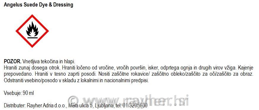 Angelus Suede Dye, tam.smeđa, 90ml