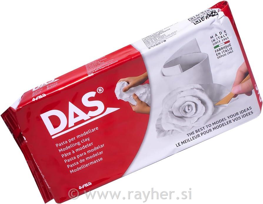 Das masa za modeliranje, bijela 1 kg
