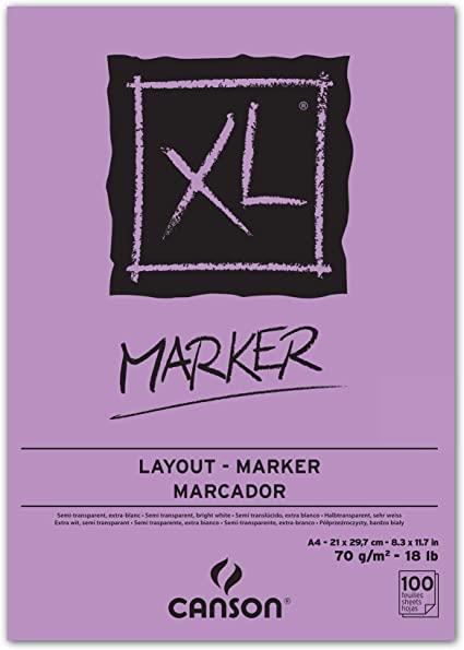 Blok za crtanje XL Marker A4 70 g, 100 l