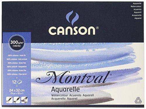 Blok akvarel Montval 24x32cm 300 g, 12 l