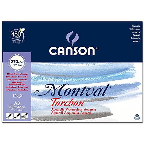 Blok akvarel Montval A3 12 fg. 270 g/m G