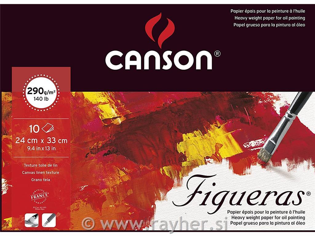 Blok Canson Figueras 24x33 cm 290 g, 10