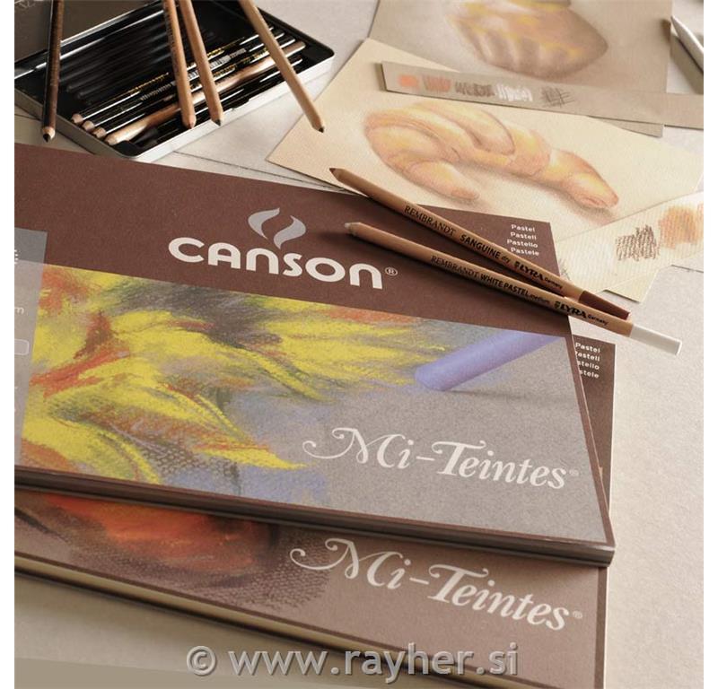 Blok za crtanje Canson Mi-Teintes 24x32