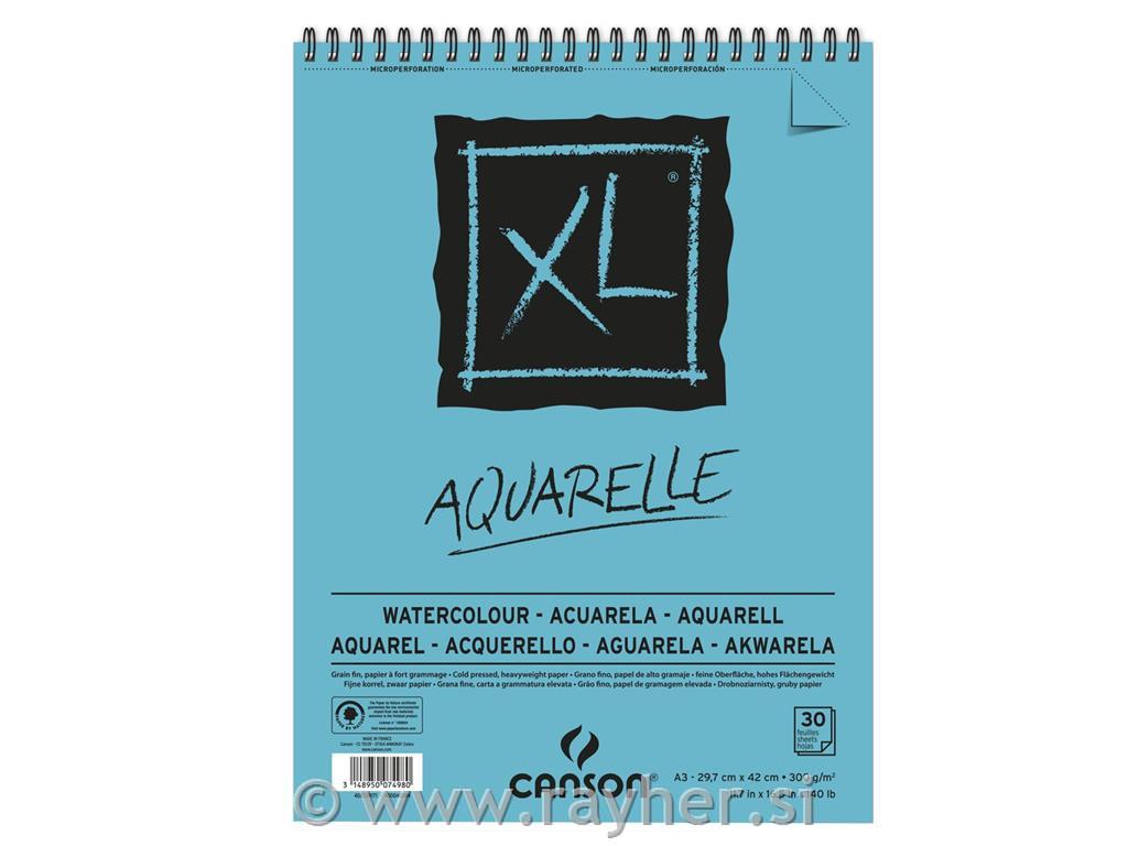 Blok za crtanje spirala XL Watercolour A